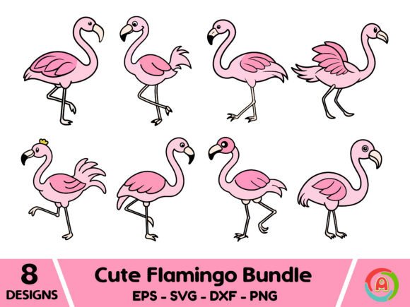 Download Cute Flamingo Svg Bundle - Premium Bundle